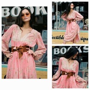SPELL & THE GYPSY COLLECTIVE‎ HENDRIX DRESS  DUSTY PINK